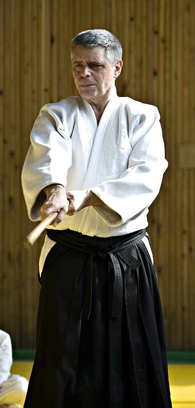 Louis Van Thieghem Sensei. Yamato Aikikai Aikido Foundation, St.-Petersburg, 2012.