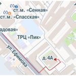 Карта зал айкидо Сенная площадь